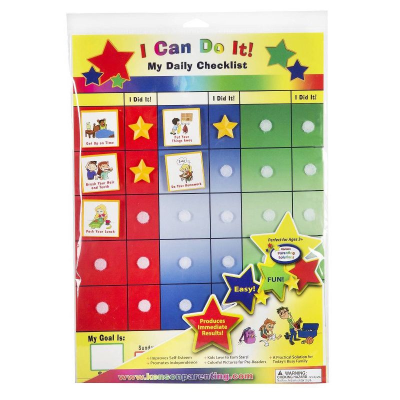 Kenson Parenting Solutions "I Can Do It!" My Daily Checklist