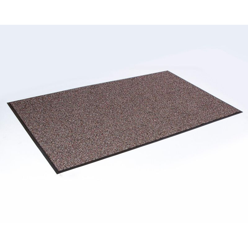 3'x5' Rectangle Solid Floor Mat Brown - Crown