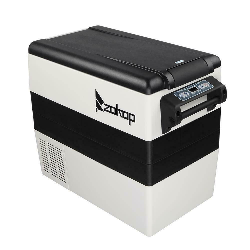 55Qt 52L Portable Car Fridge Freezer 24/12V  Refrigerator Cooler Electric Cool