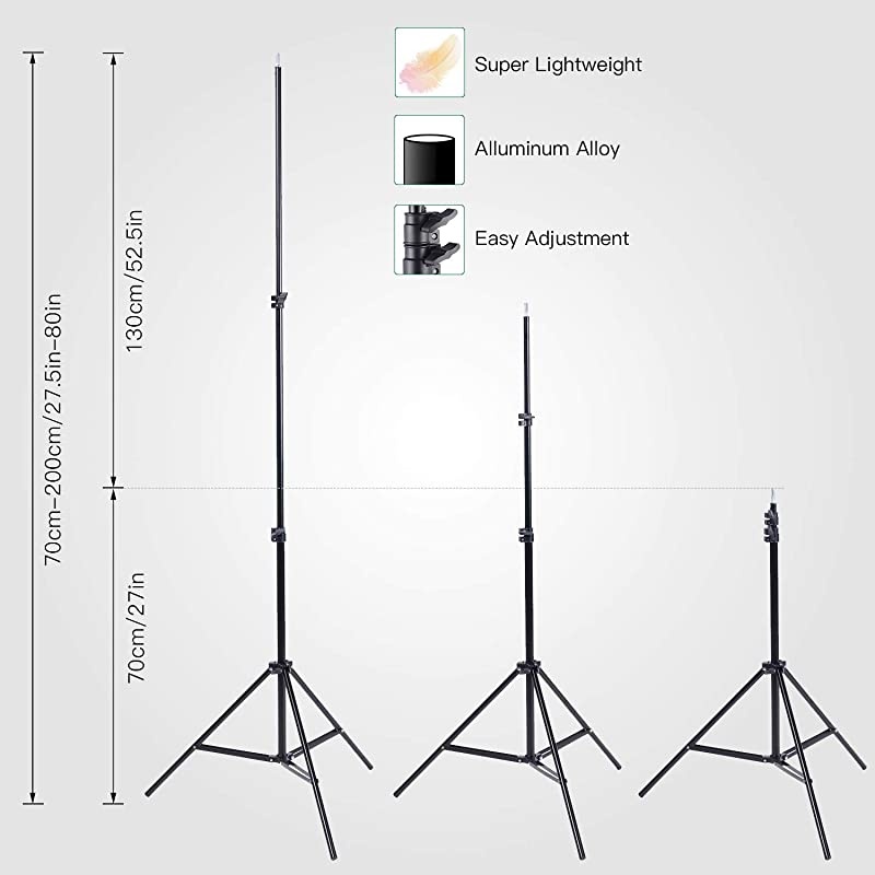 Softbox Lighting Kit Photography Studio Light 20quotX28quot Professional Continuous Light System with E27 95W Bulbs 5500K Photo Equipment for Filming Model Portraits Advertising Shooting