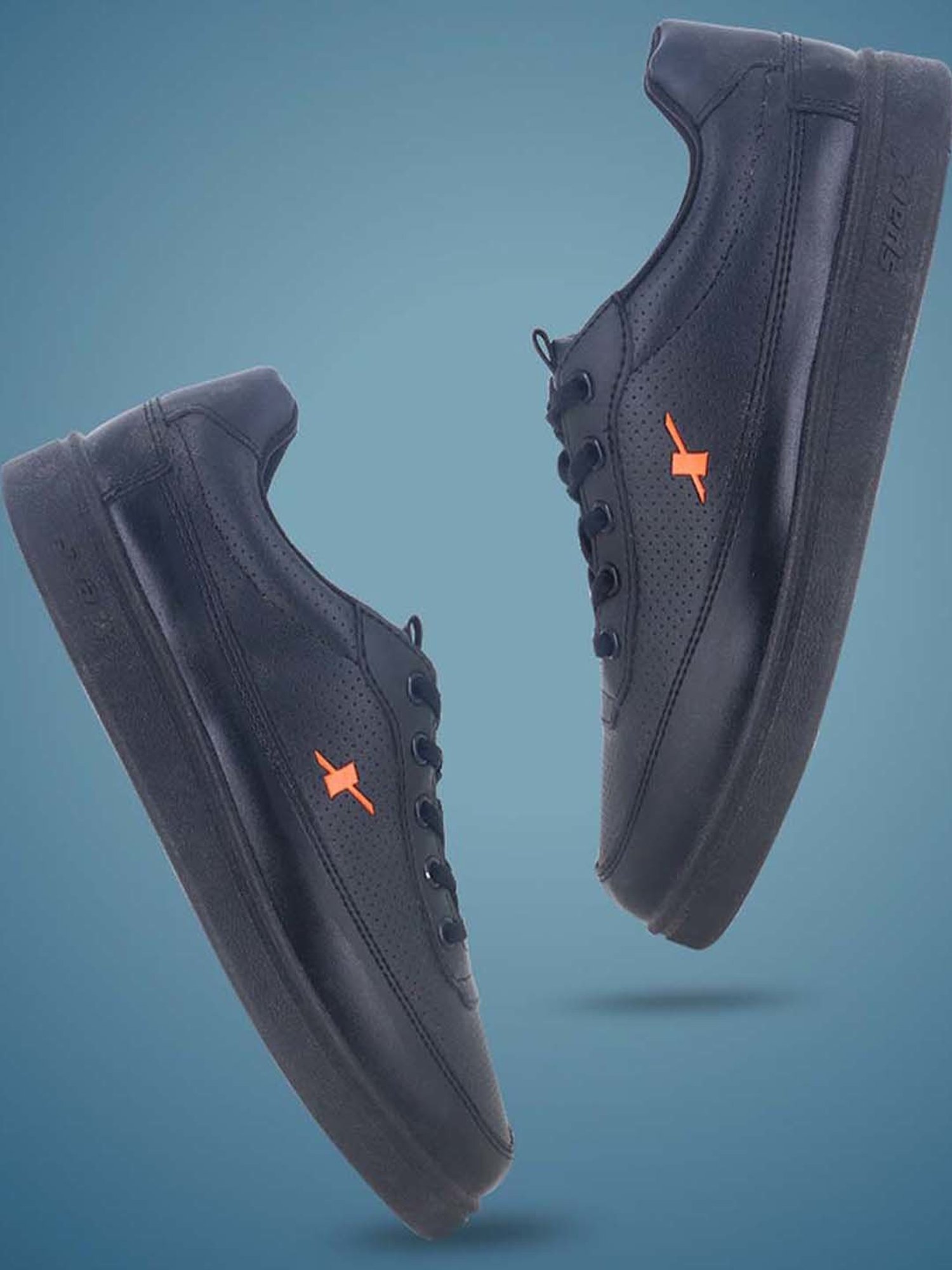 Sparx Men's Black Casual Sneakers