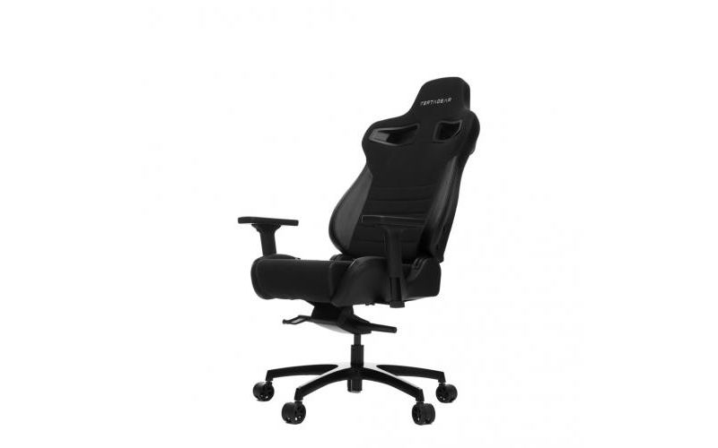 Vertagear Racing Series P-Line PL4500 Coffee Fiber with Silver Embroidery Gaming Chair Black Edition (LED/RGB Upgradable)