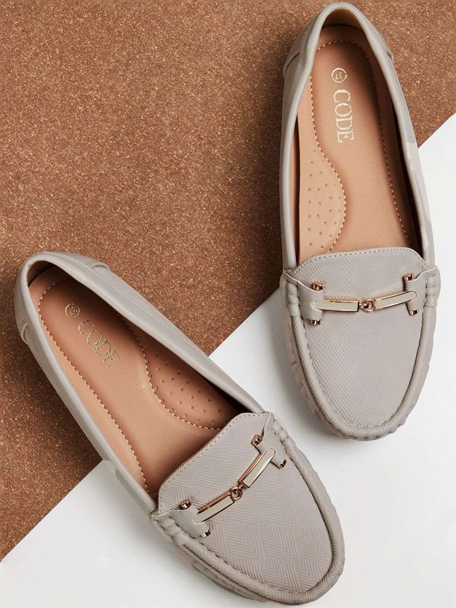 Code by Lifestyle Women's Smoke Grey Casual Loafers