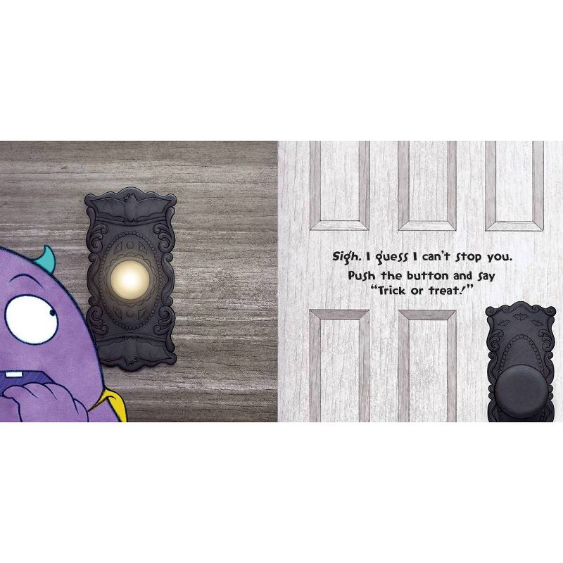 Don't Push the Button! Halloween -  by Bill Cotter (Hardcover)