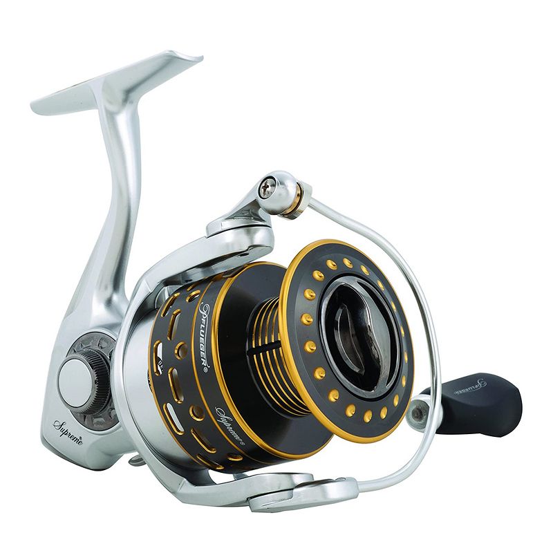 Pflueger SUPSP25X Supreme Spinning Ultralight Reel w/ 9 Stainless Steel Ball Bearings and Braid Ready Spool for Freshwater or Inshore Fishing, Silver