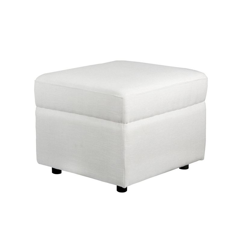 Karla Dubois Soho Ottoman - White