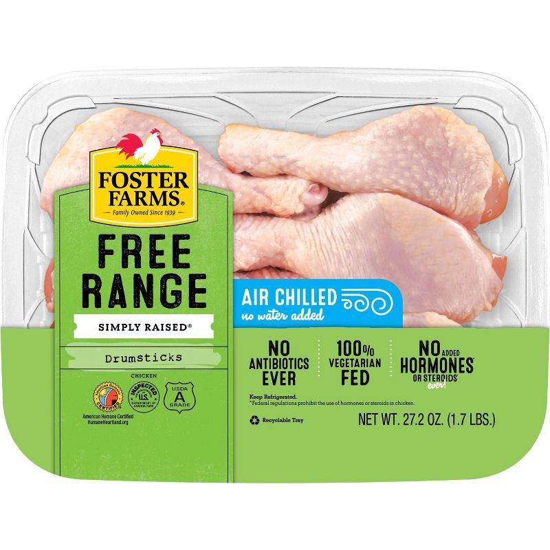 Foster Farms Chicken Drumsticks - 1.7lbs