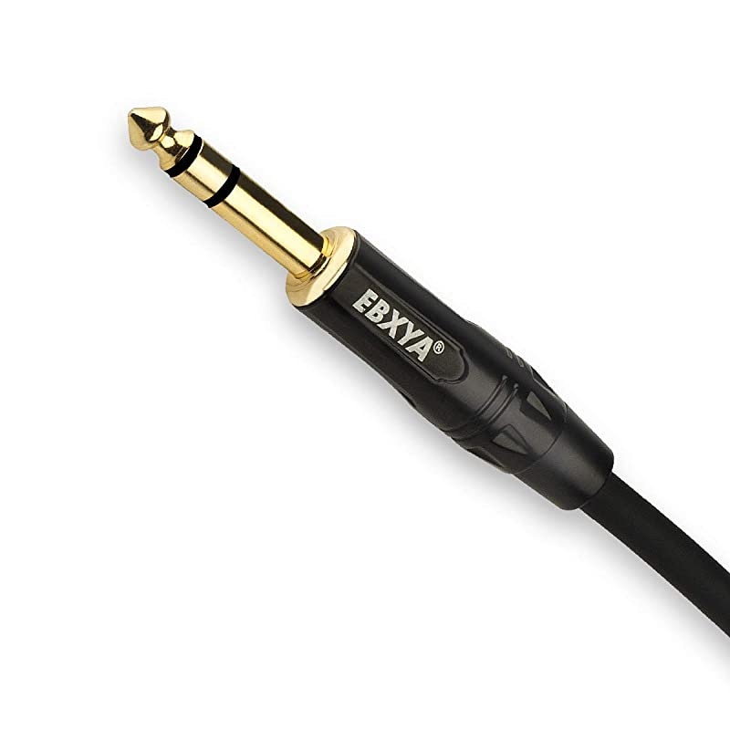 1/4" TRS to XLR Male Balanced Mic Microphone Cable 6ft, 2 Packs