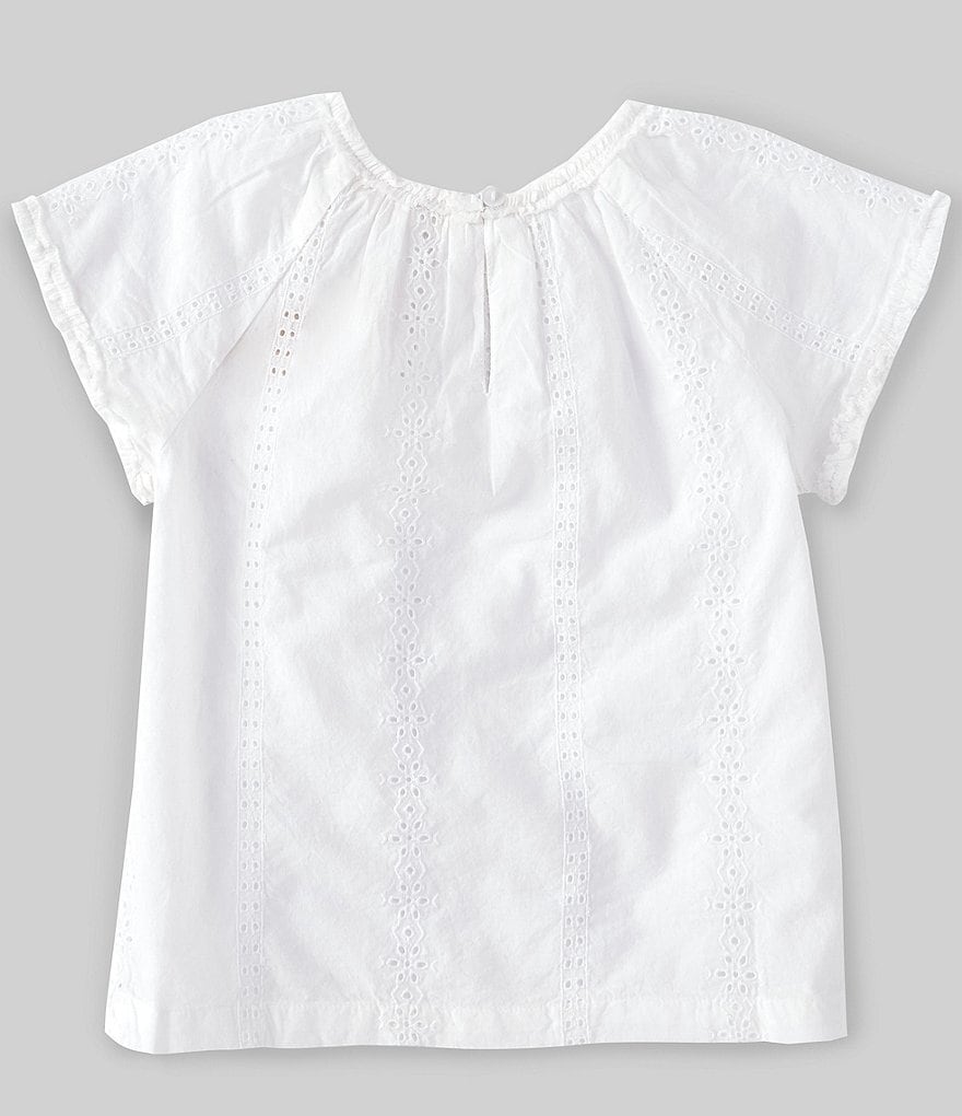 Roller Rabbit Little Girls 2-6 Aoi Eyelet Top