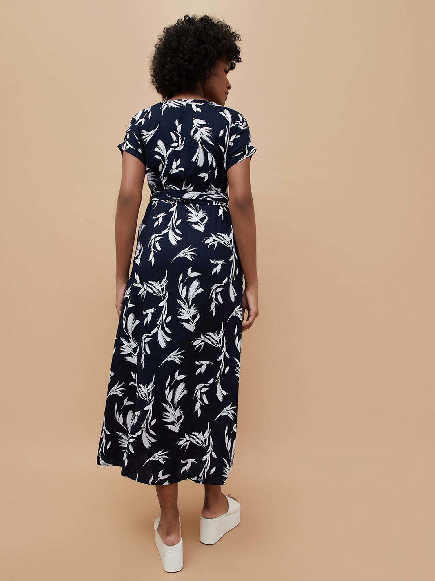 Fame Forever by Lifestyle Blue Printed A-Line Dress