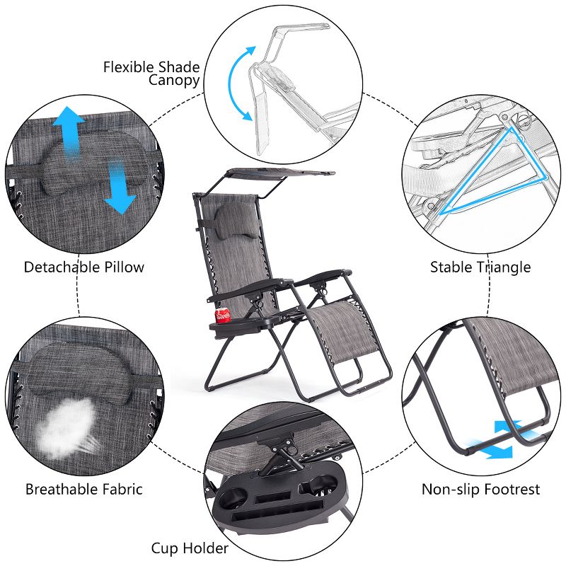 2pc Patio Chaise Lounge - Patio Festival
