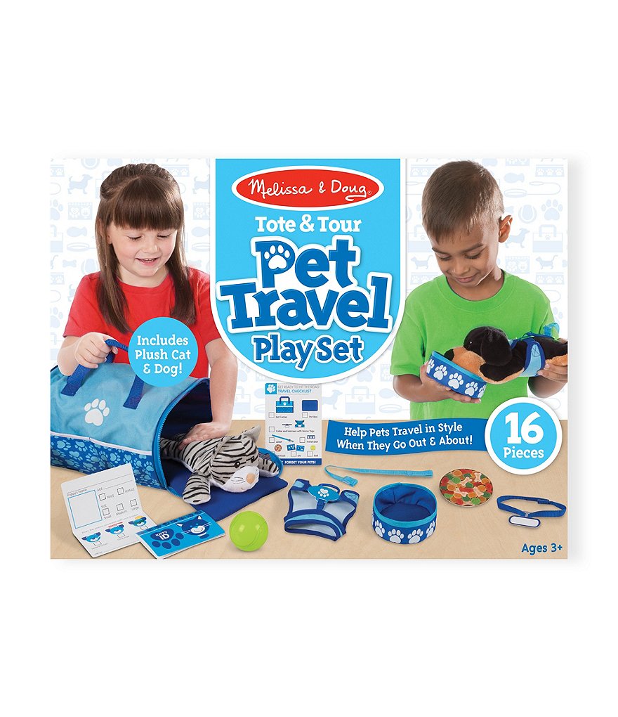 Melissa & Doug Tote & Tour Pet Travel Play Set