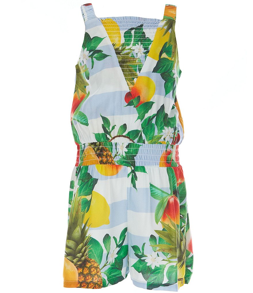 Habitual Big Girls 7-16 Ruffle-Trim Romper