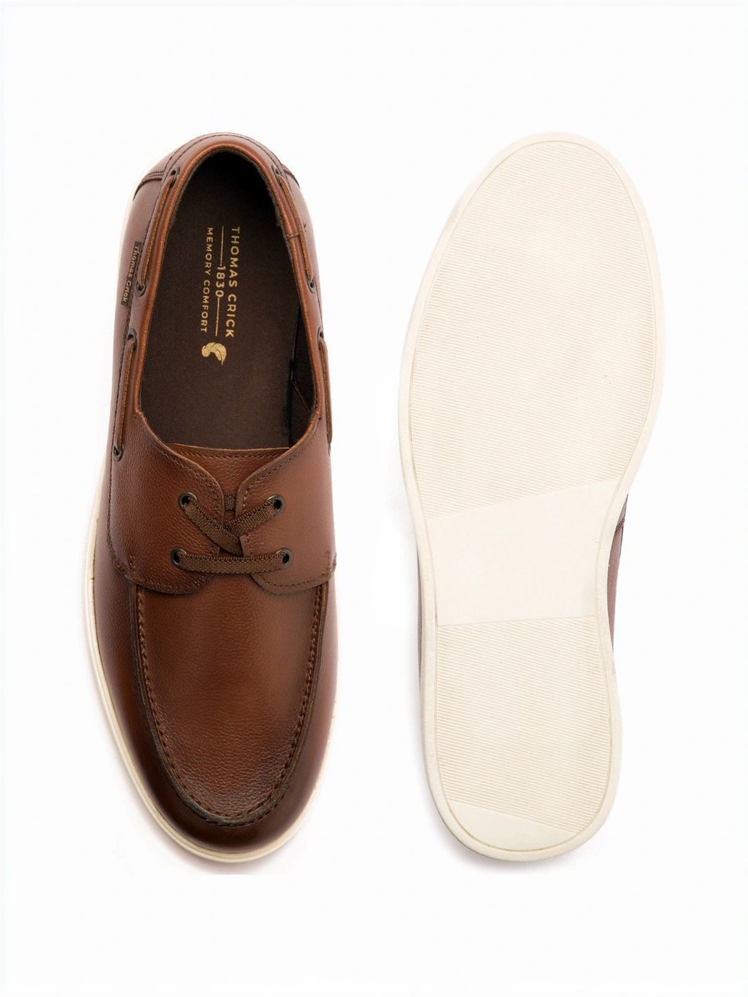Thomas Crick Men's Wood Boat Shoes