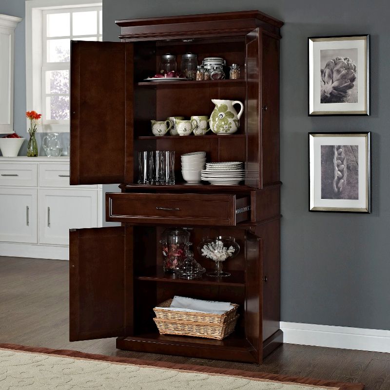 Parsons Pantry Storage Wood/Mahogany - Crosley