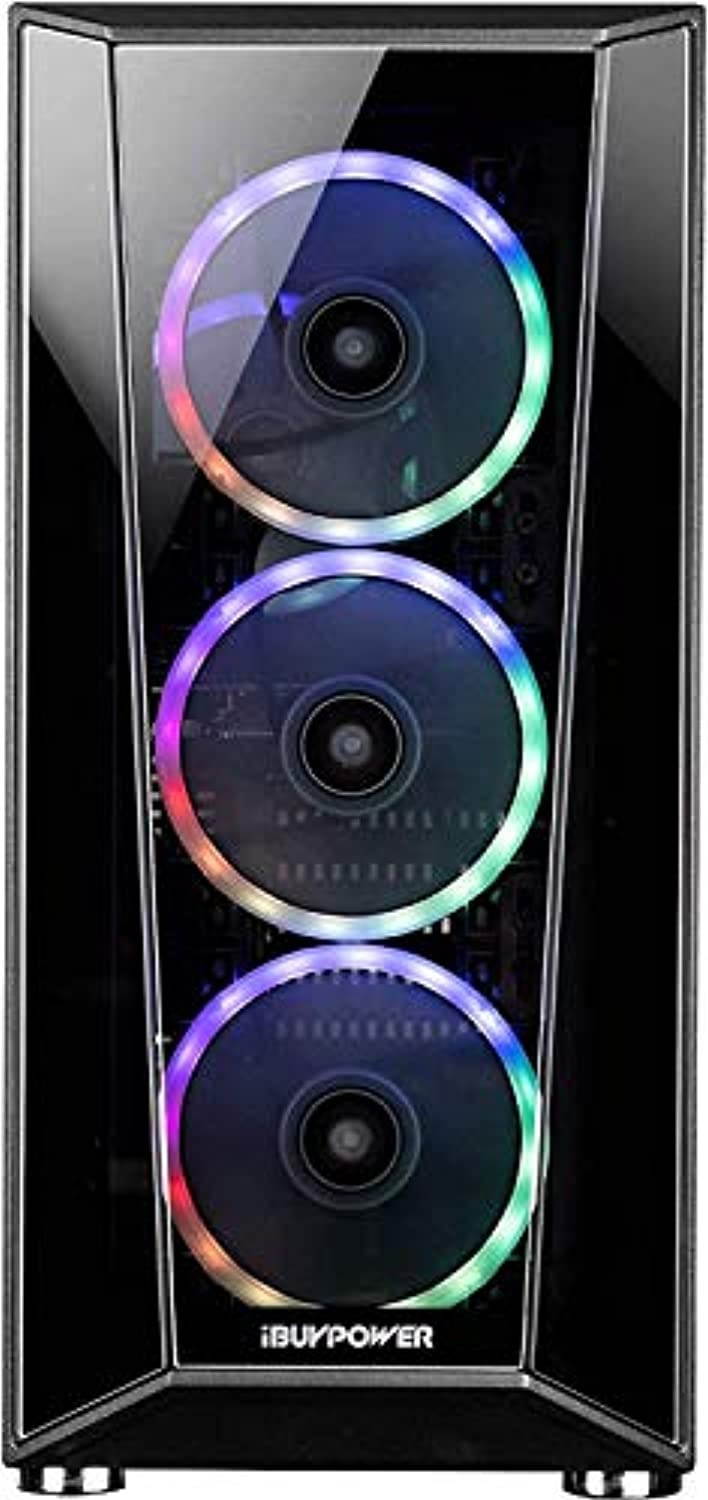 iBUYPOWER Desktop Gaming Computer | Intel Core i7-10700F | NVIDIA GeForce GTX 1660Ti | 16GB DDR4 Memory | 480GBSSD +1TBHDD | Mouse and Keyboard | Windows 10 | with Woov Accessory Bundle