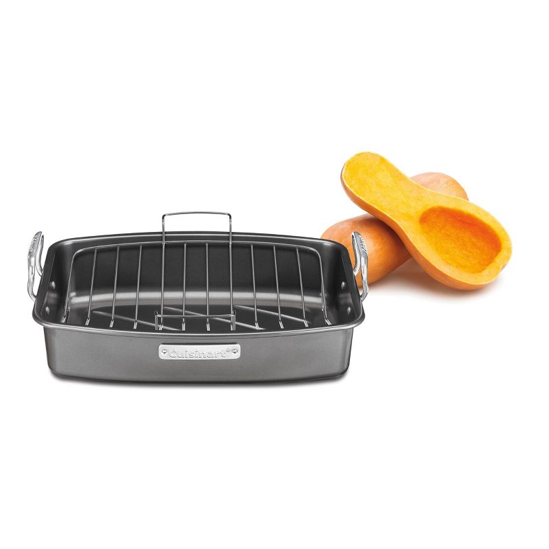 Cuisinart 17" X 13" Non-Stick Roasting and Lasagna Pan with Non-Stick V-Rack - ASR-1713V