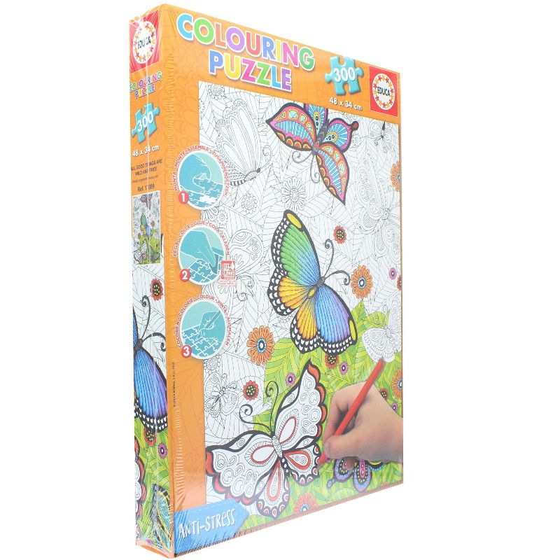 Educa Borras All Good Things are Wild and Free 300 Piece Coloring Jigsaw Puzzle