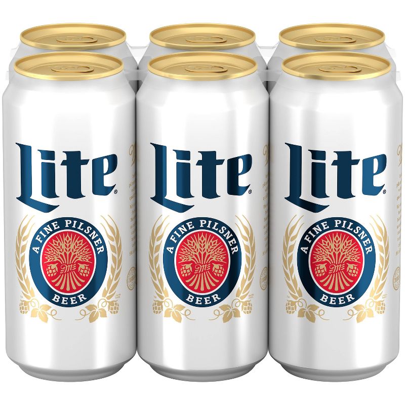 Miller Lite Beer - 6pk/16 fl oz Cans