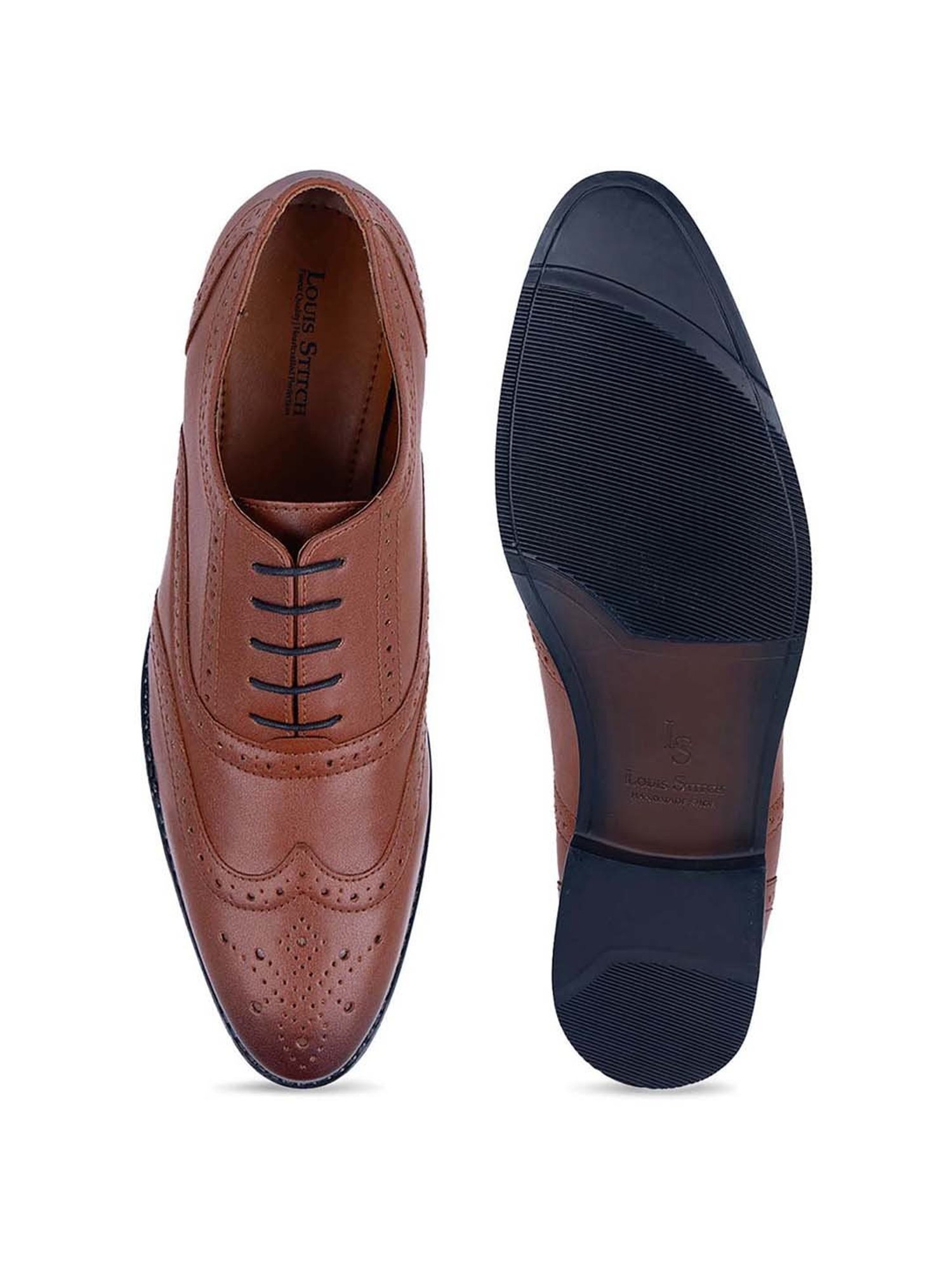 Louis Stitch Men's Tan Brogue Shoes
