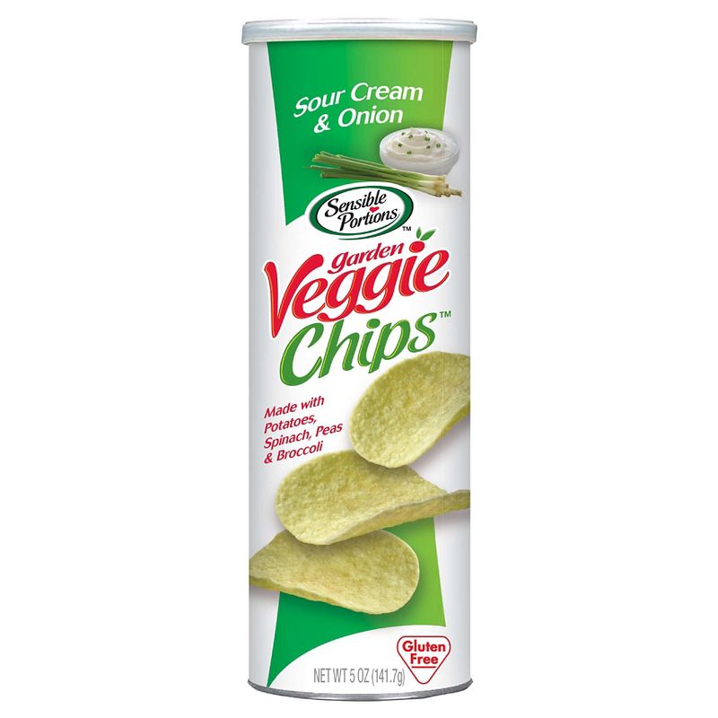 Sensible Portions Sour Cream And Onion Garden Veggie Chips - 5oz