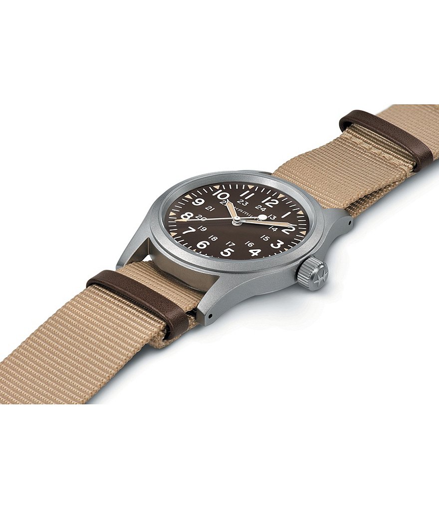 Hamilton Khaki Field Mechanical NATO Strap Bracelet Watch
