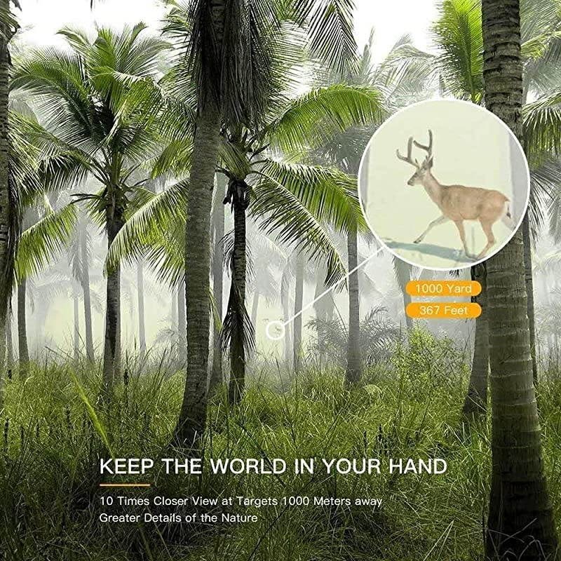 Binoculars for Adults HD ProfessionalWaterproof Fogproof Binoculars with Low Light Night Vision Durable and Clear FMC BAK4 Prism Lens for Birds Watching Hunting Traveling Outdoor Sports