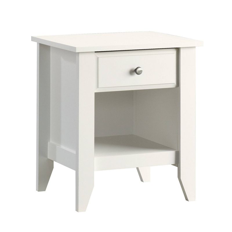 Shoal Creek Nightstand with Drawer & Storage Shelf - Soft White - Sauder