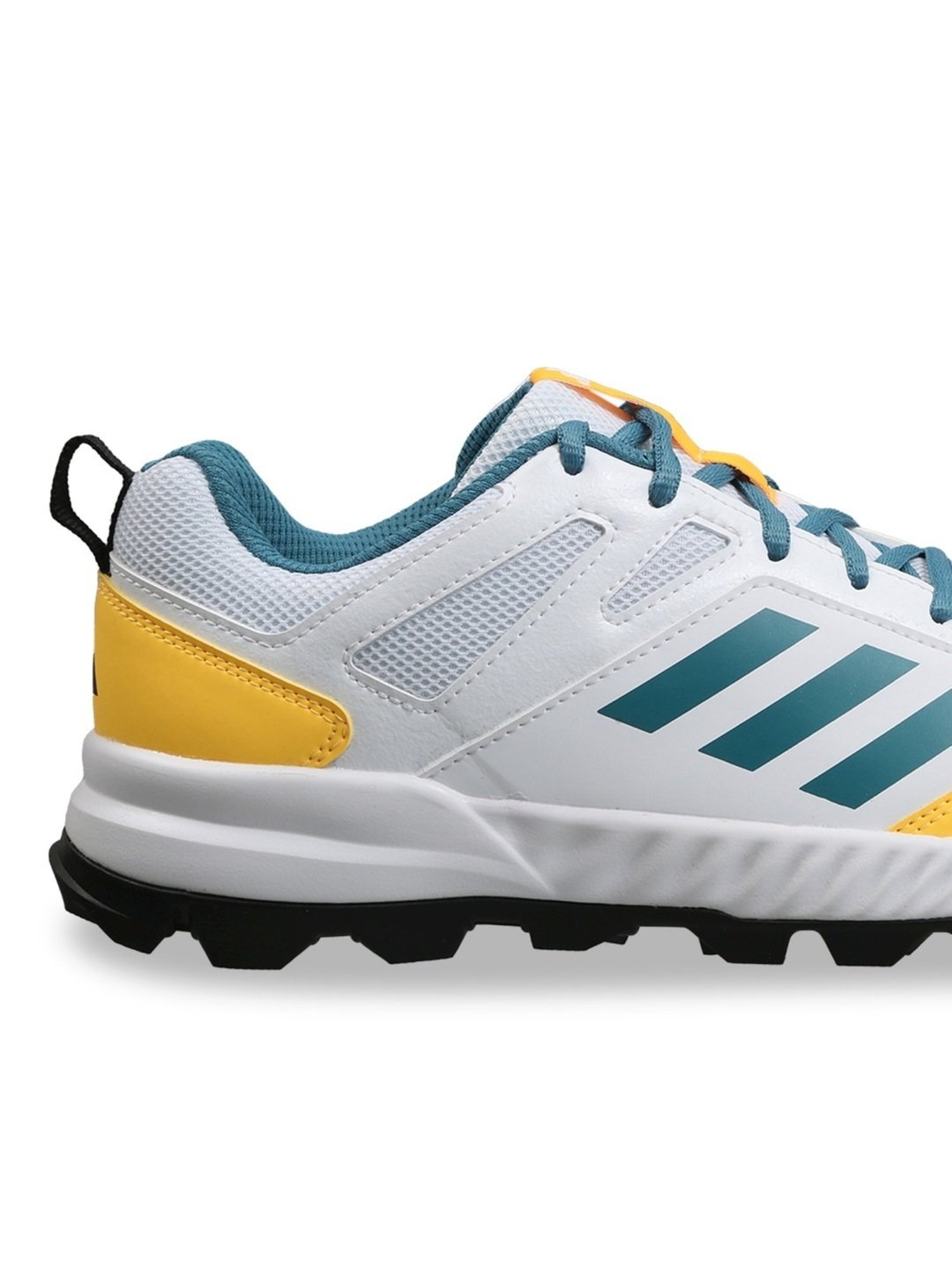 Adidas Men's Cri Rise V2 White Cricket Shoes