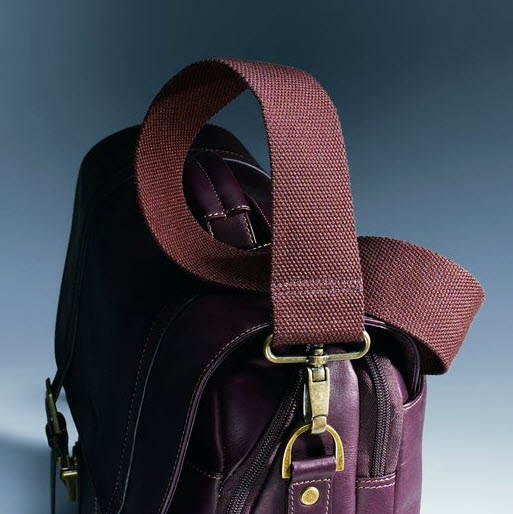 Samsonite Columbian Leather Flapover Laptop Case