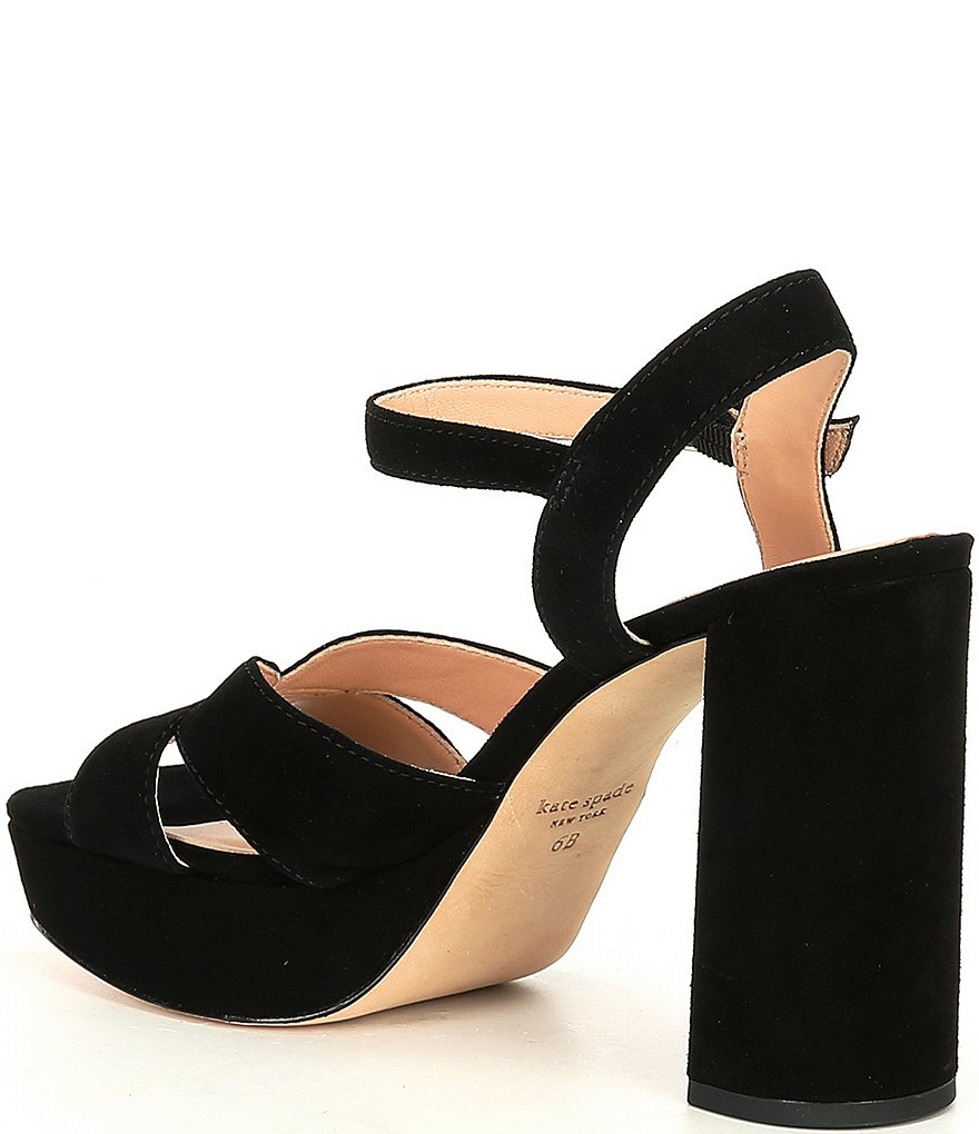 kate spade new york Delight Suede Block Heel Platform Sandals