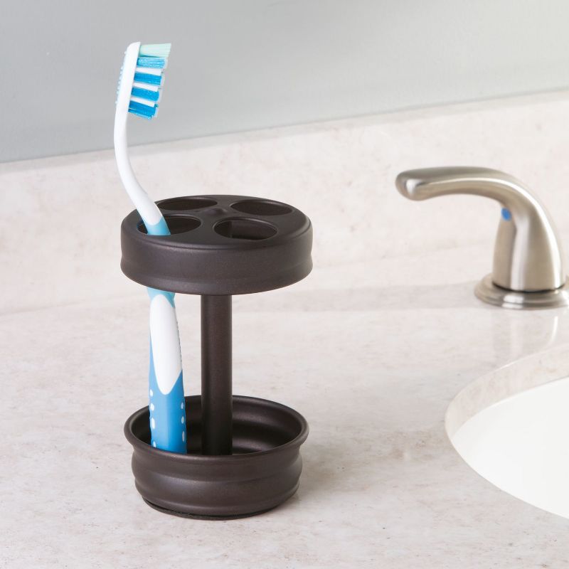 Olivia Toothbrush Holder Bronze - iDESIGN