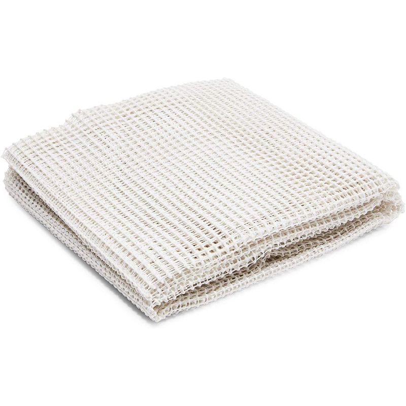 Okuna Outpost No Slip Area Rug Grip Pad for Floors, White (7 x 10 Feet)