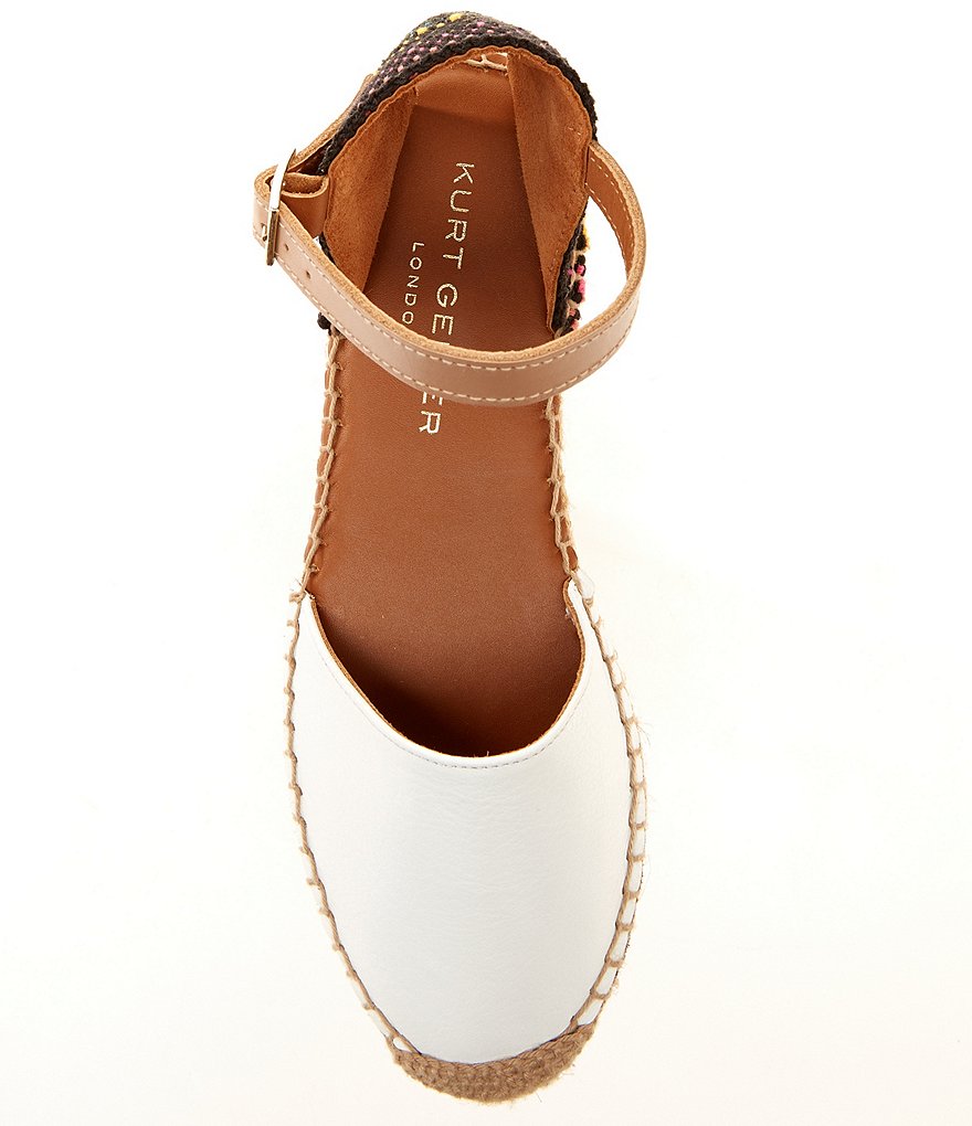 Kurt Geiger London Manty Rainbow Leather Espadrille Sandals