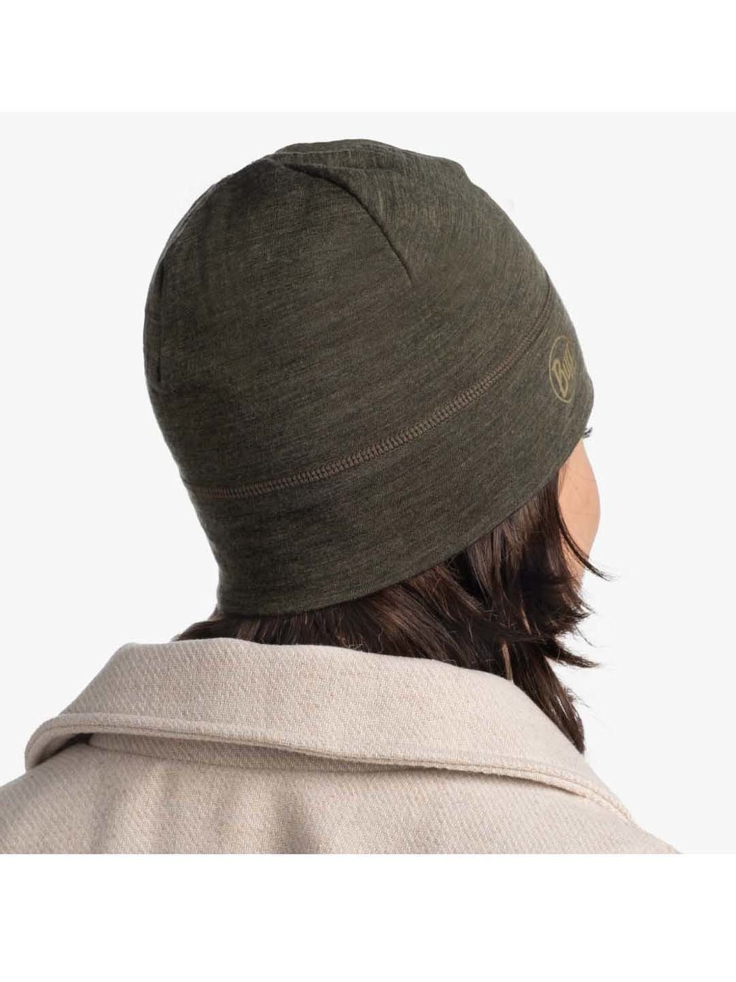 BUFF Merino Black Solid Beanies