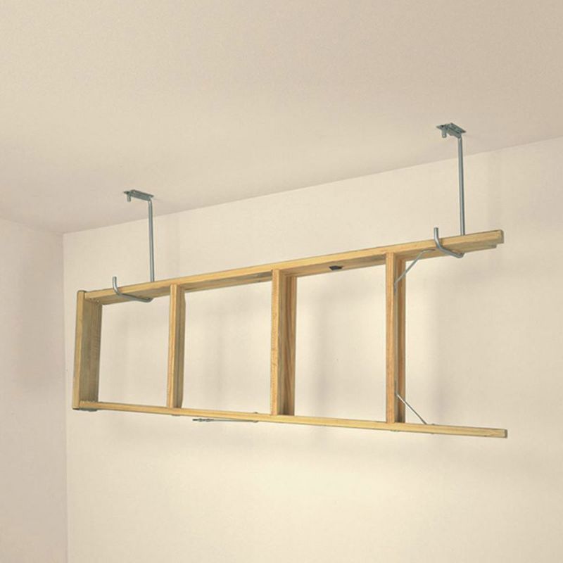 Rubbermaid Shed Shelf, Wire Basket & 50 Lbs Capacity 34" Tool Rack (2 of Each)