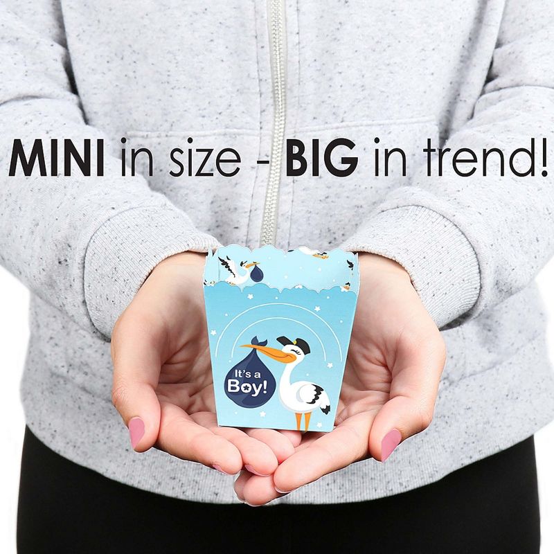 Big Dot of Happiness Pizza Party Time - Square Favor Gift Boxes - Baby Shower or Birthday Party Bow Boxes - Set of 12