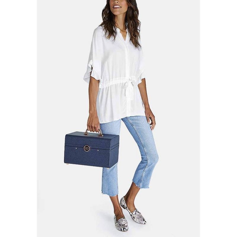 Caboodles Large Train Case - Navy Blue