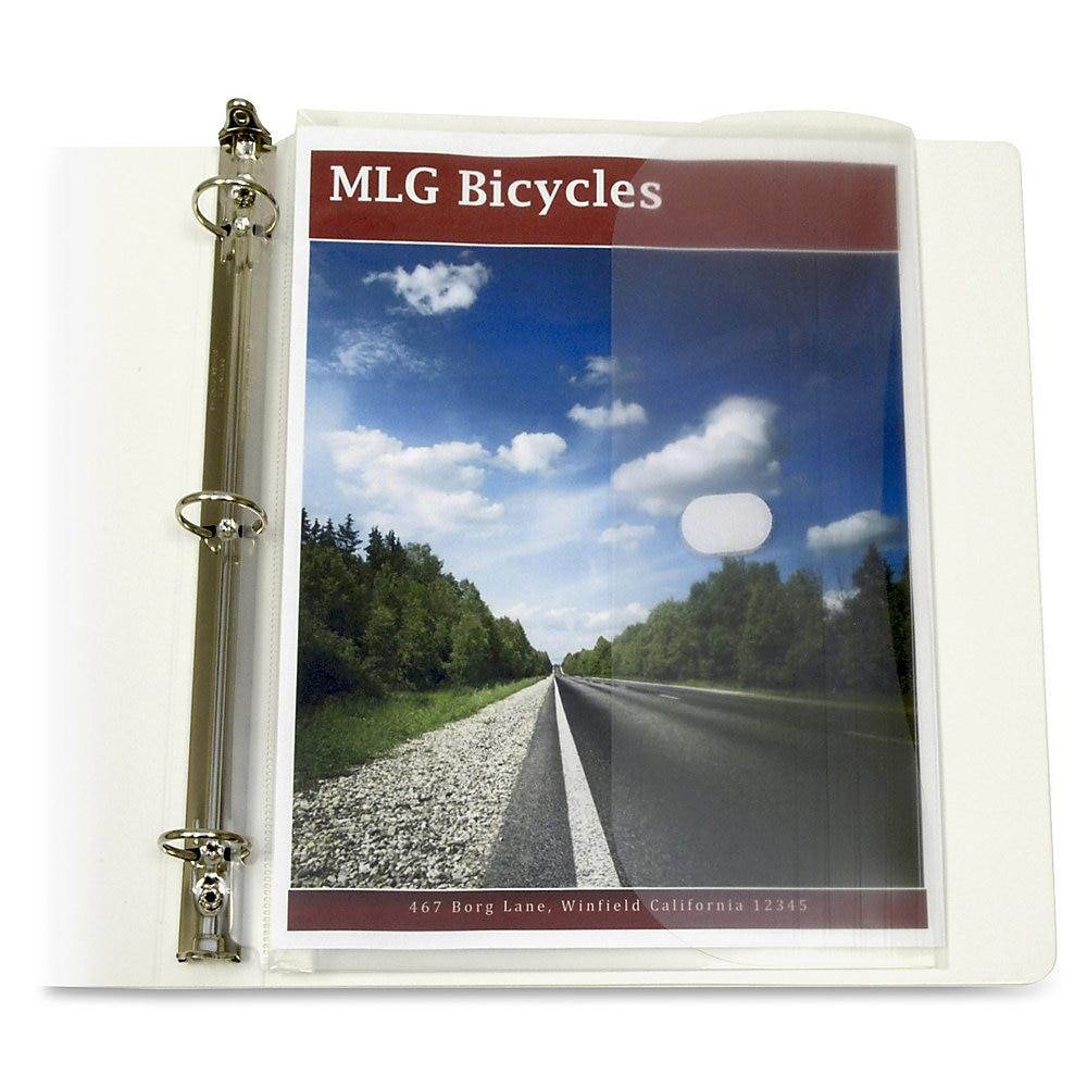 C-Line Poly Binder Pockets, 11 1/2 X 9 1/4, Clear, 5/Pack 57537