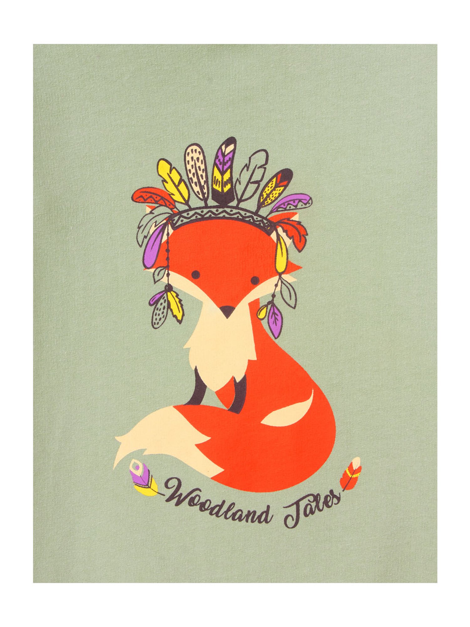 Cub McPaws Green Printed Sweatshirt