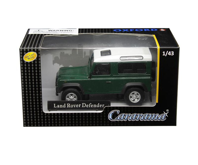Land Rover Defender Dark Green 1/43 Diecast Model Car by Cararama