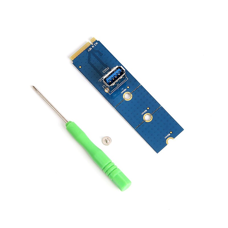 Corn Electronics NGFF M.2 to USB 3.0 Transfer Card Mining Pcie Riser Card 2280/2260/2242 Breakable
