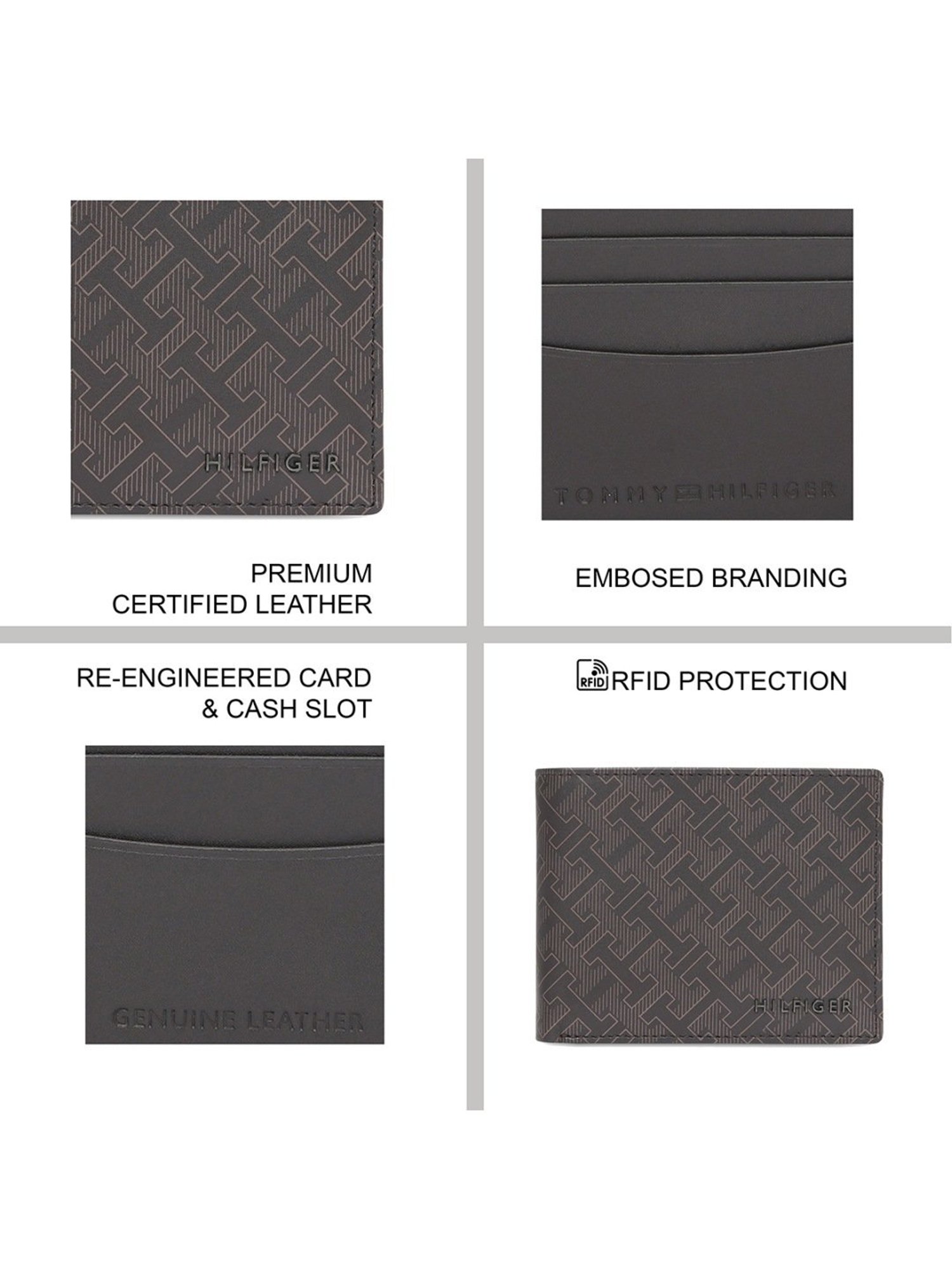 THE HOLISTIK Revival Black & Maroon Casual Leather Bi-Fold Wallet for Men