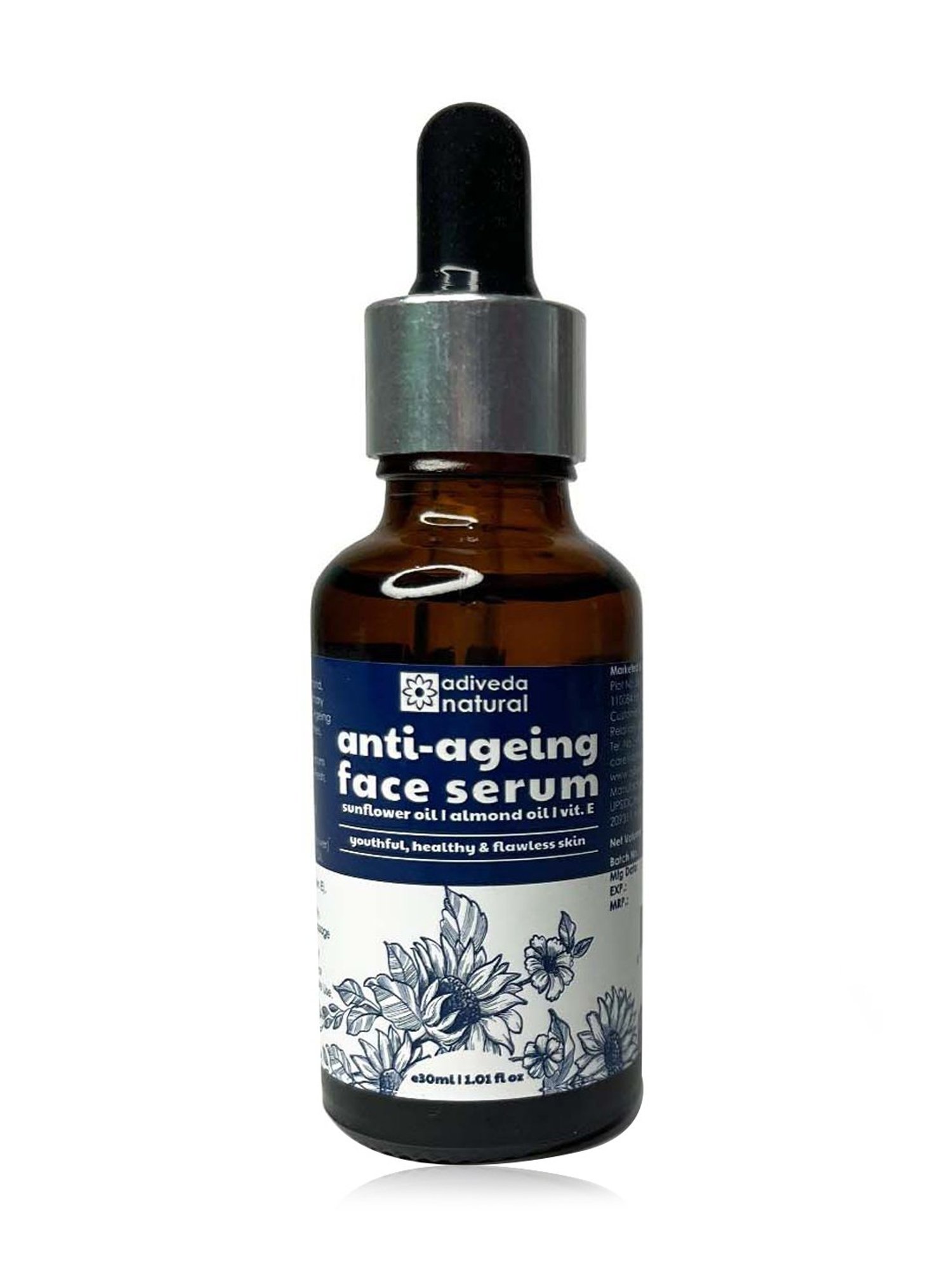 Adiveda Natural Anti Ageing Face Serum - 30 ml