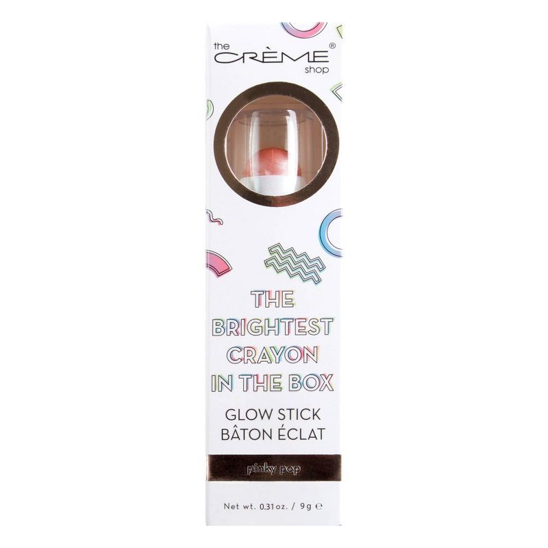 The Crème Shop The Brightest Crayon In The Box Glow Stick - Pinky Pop - 0.31oz
