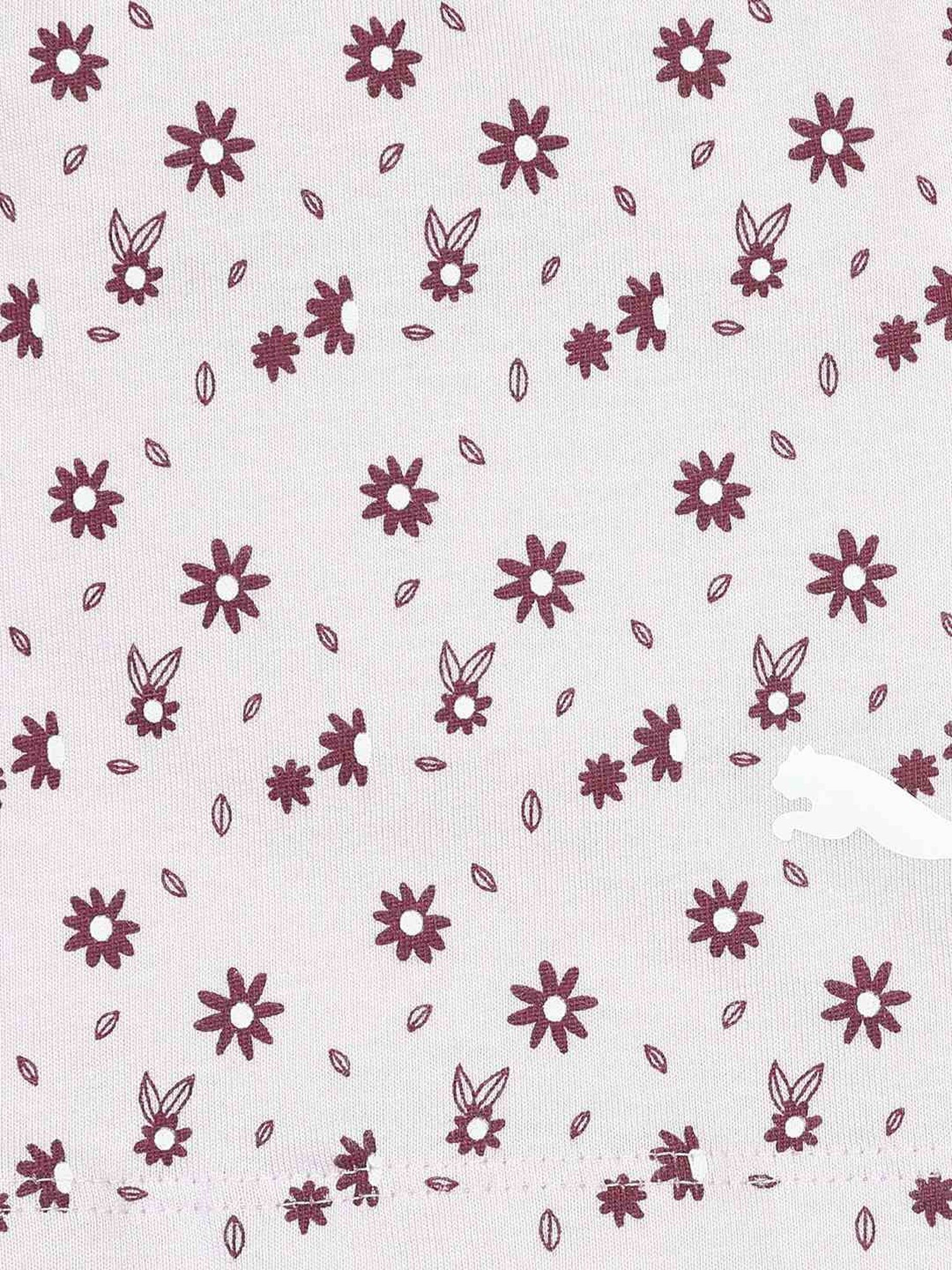 Puma Kids Purple & White Cotton Logo Shorts