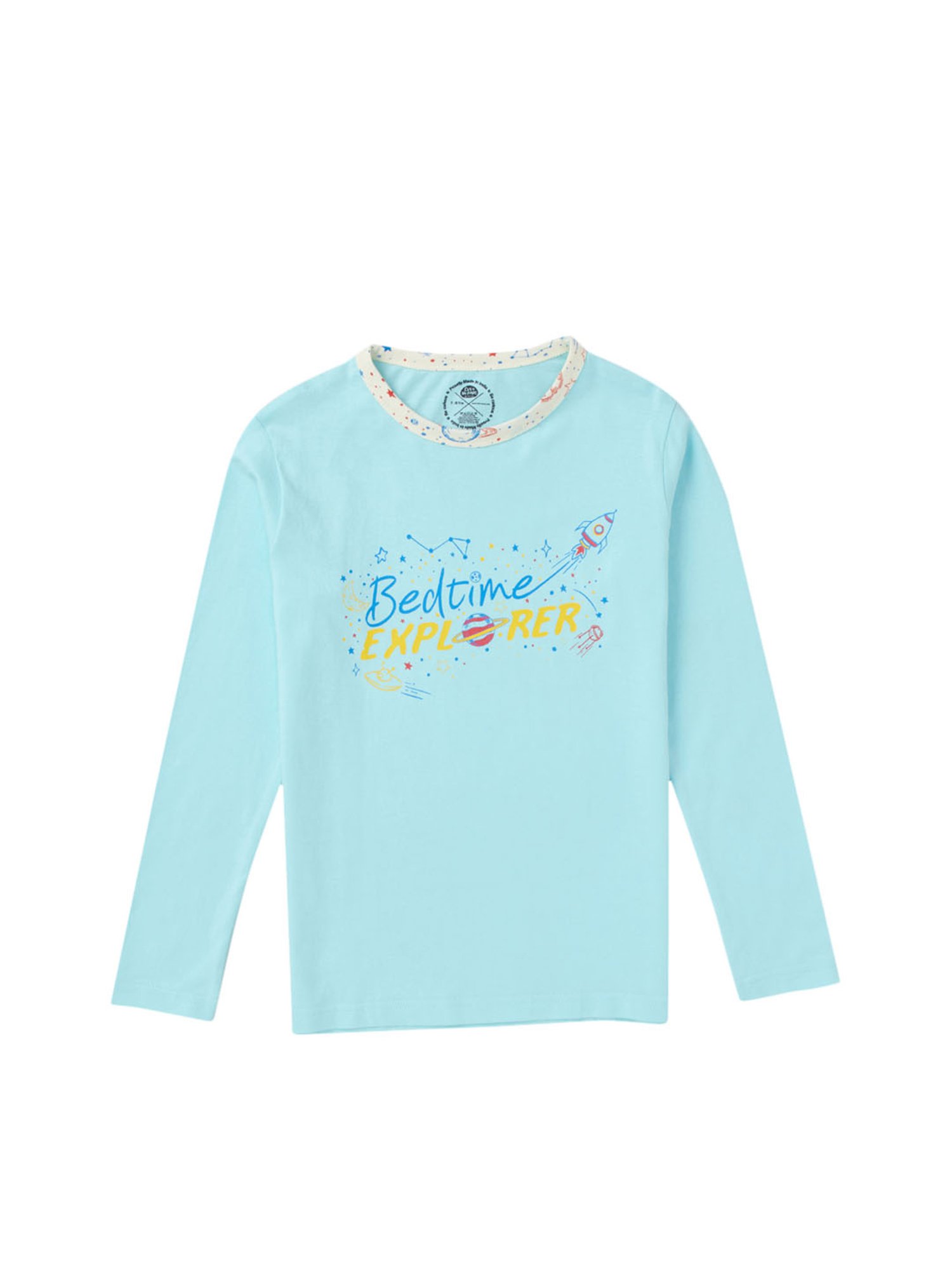 Cub McPaws Boys Multicolor Printed T-Shirt with Pyjamas