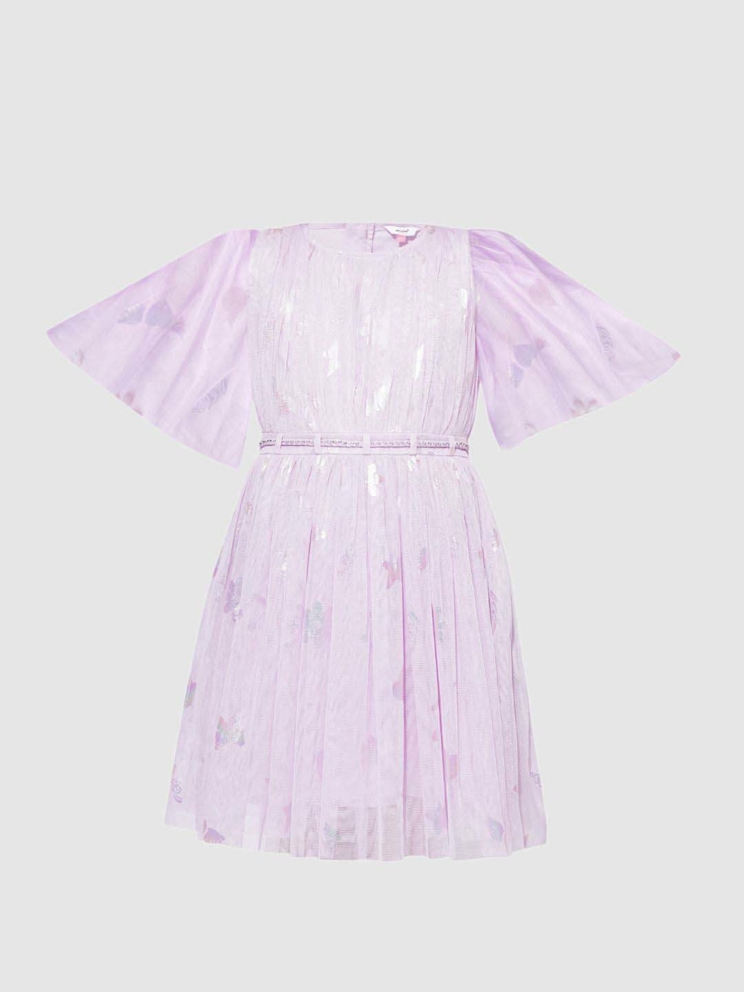 Vero Moda Girls Purple Printed Dress