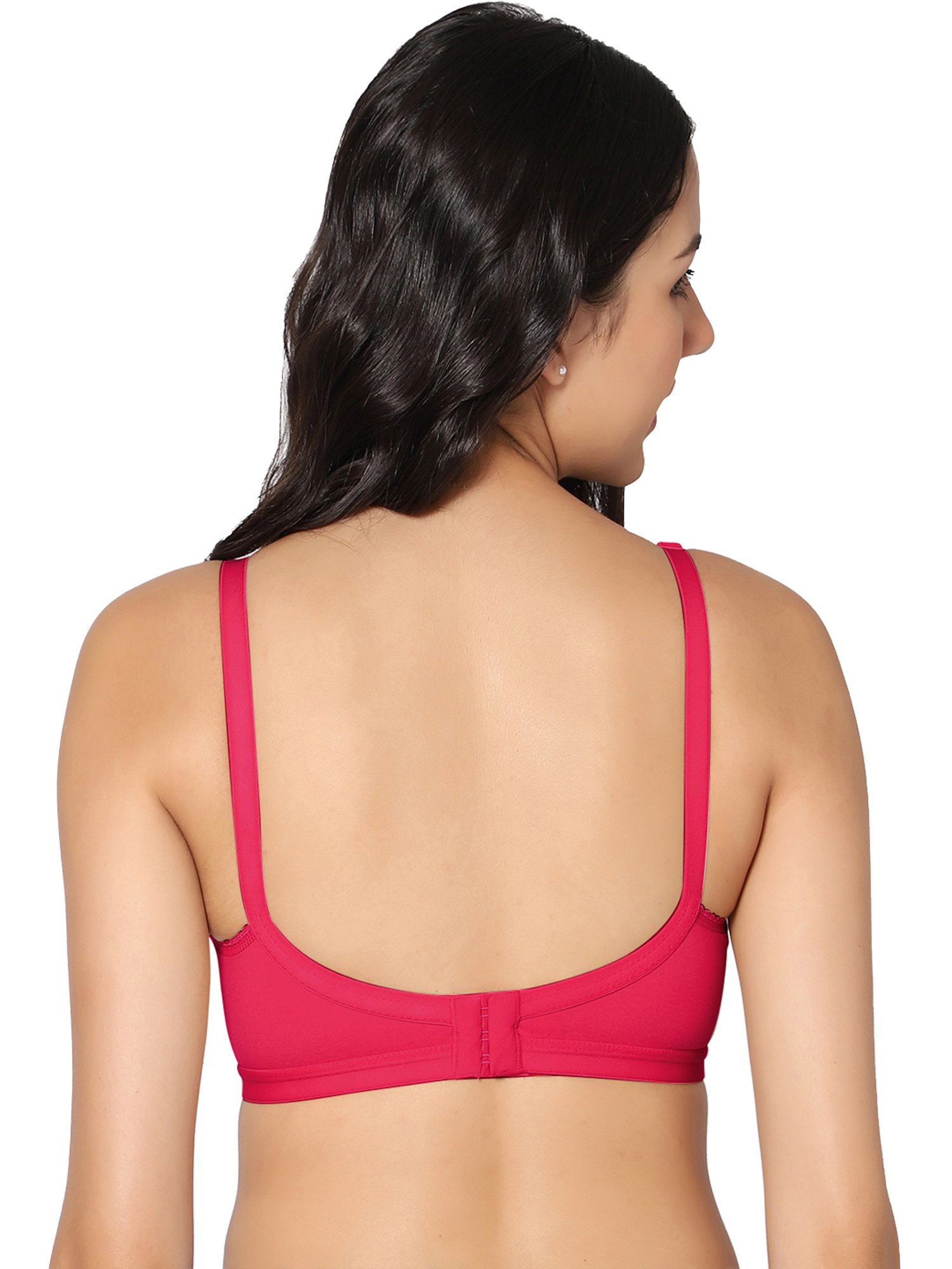 IN CARE Magenta & Pink Full Coverage Non-Wired T-Shirt Bra - Pack of 2