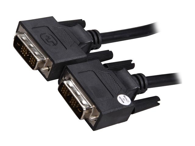 DAT 7321D Black Male to Male One DVI-D to DVI-D Single Link Cable